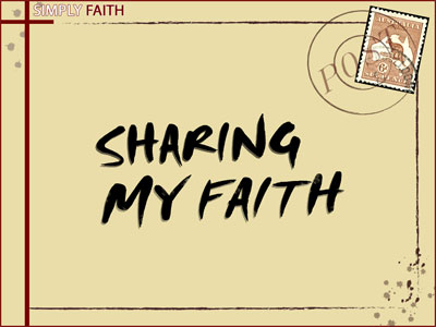 Sharing My Faith