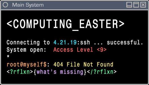 Logo - Computing Easter - 4.21.19 - 404 Error - File Not Found