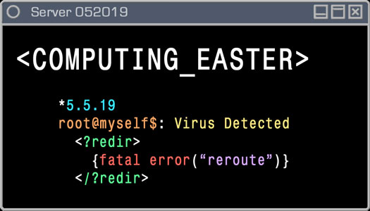 Logo - Computing Easter - 5.5.19 - Virus Detected