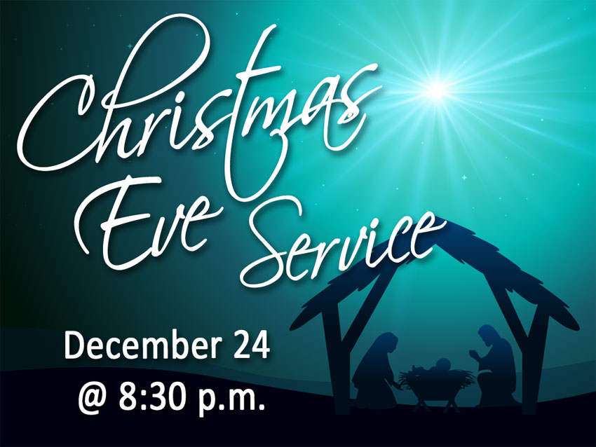 Christmas Eve - December 24 @ 8:30 p.m.
