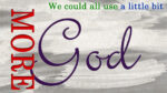 Logo - MORE God